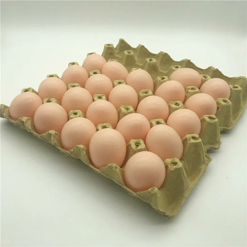 New 5/10Pcs/Set Chicken House Small Fake Eggs Farm Animal Supplies Cages Accessories Guide Chicken nest Egg Kids Toys Painting