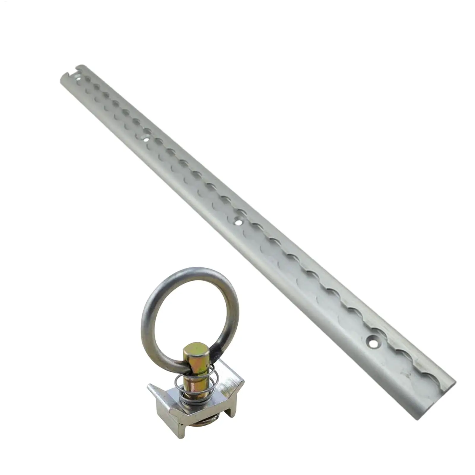 Aluminum Tie-Down Track Rail for Secure Cargo Transport in Enclosed Trailers