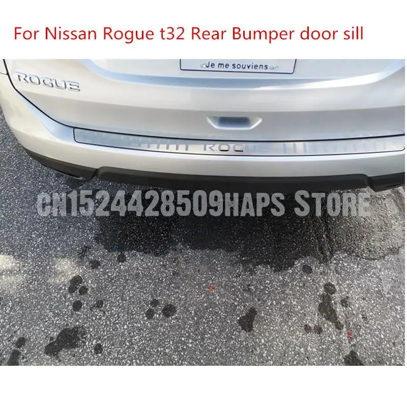 

Ультратонкий автомобильный бампер из нержавеющей стали для Nissan Rogue t32 2014-2020, протектор для заднего бампера
