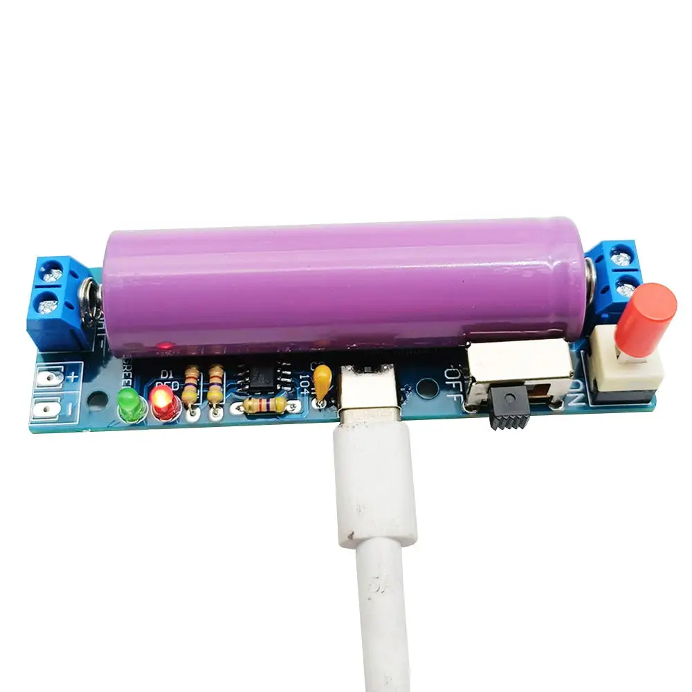 TYPE-C 18650 Lithium Battery Charging Module Diy Kit DC3.7V Lithium Li Battery Charging Charger Board DIY Power Bank 5