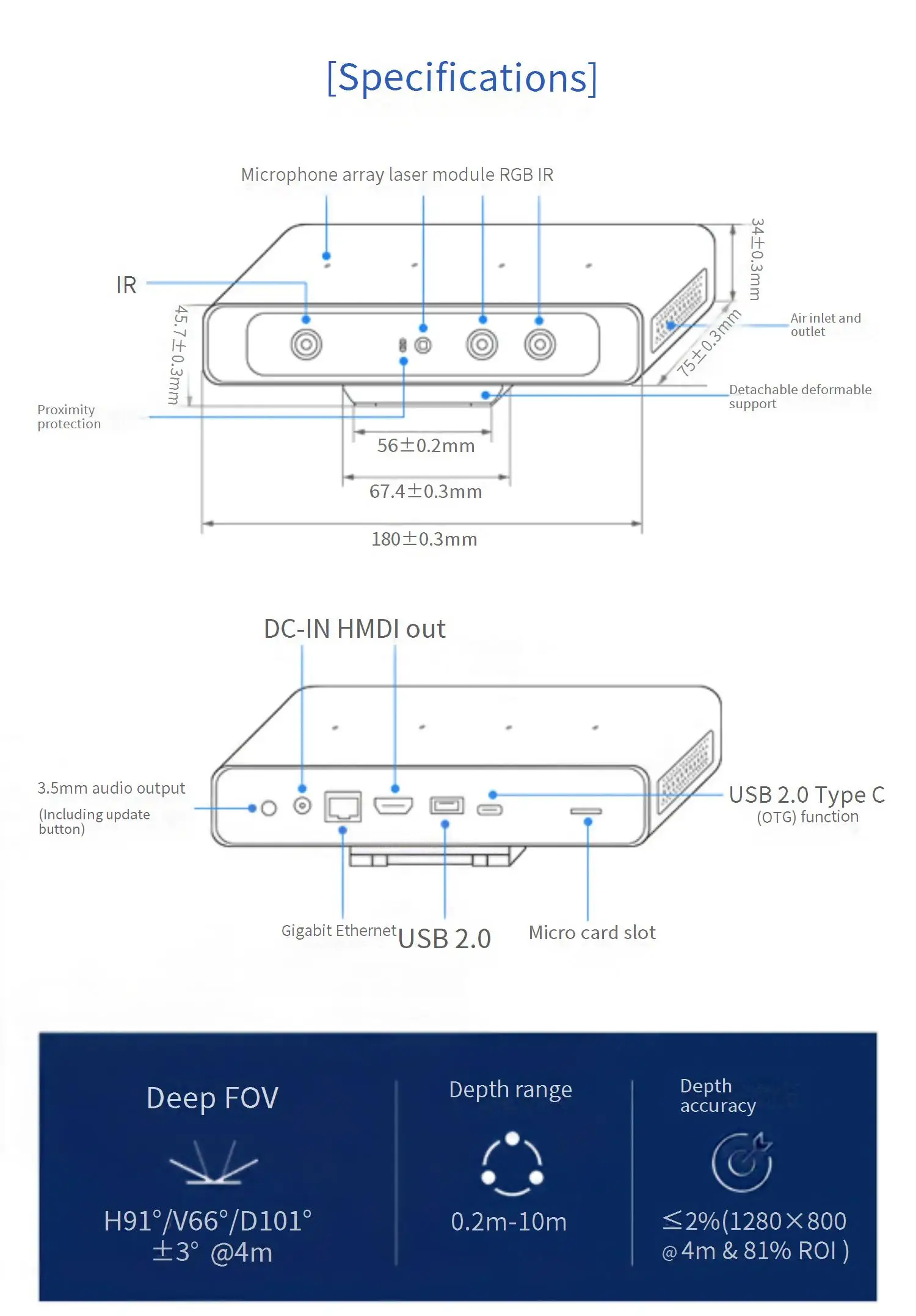 ORBBEC Persee 2 3D structured light vision terminal