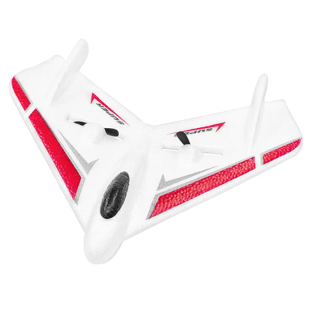 GoolRC FX620 RC Airplane - 2.4GHz 2-Channel SU-35 Glider, 3-Axis Gyro, EPP Foam, Includes 2 Batteries (Red)