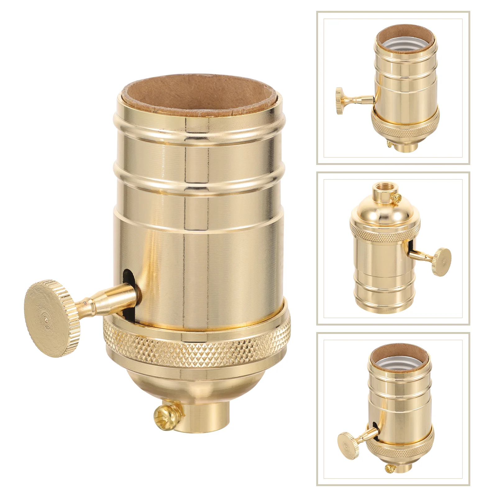 

Retro Desktop Incandescent Floor Lamp Repair Kit Socket Holder Turn Knob Replacement Sockets Parts Screw-in Light Fixture Bulb