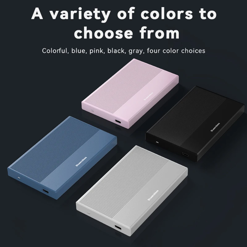 USB3.0 HDD Hard Drive Aluminum Case Enclosure for Laptop PC External HD