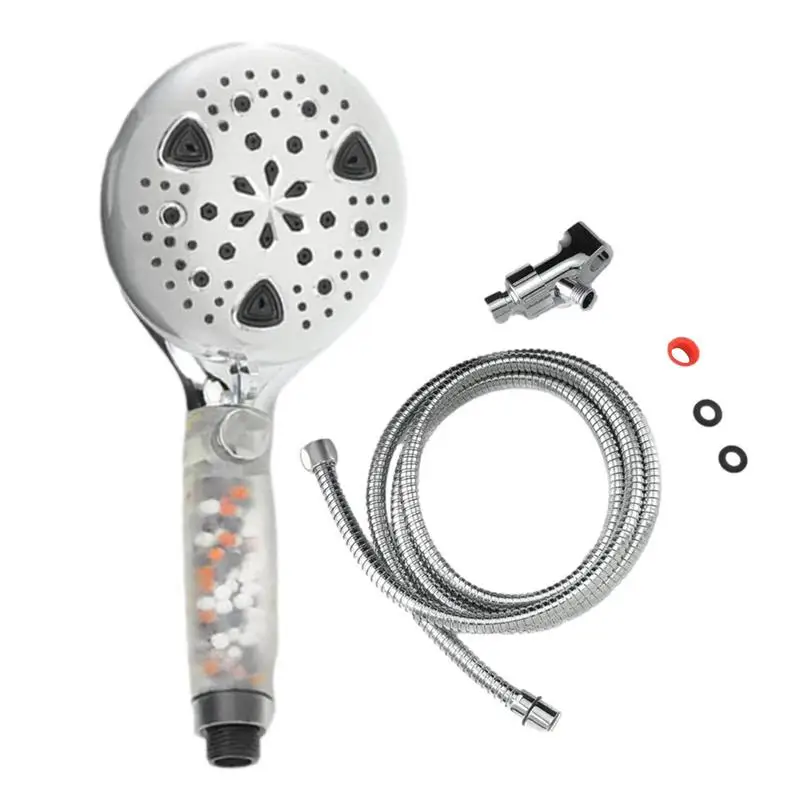 

Hand Held Showerhead Spray Head Handheld Shower Adjustable Reusable Filtered High Pressure Shower Heads Water Saving Shower Head