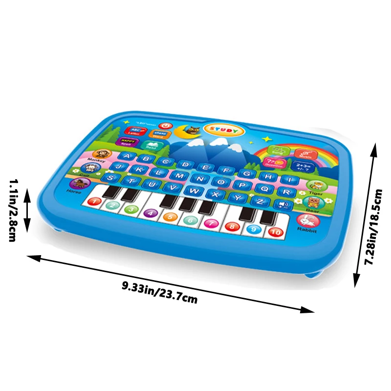 Educational Learning Machine Toys, Electronic Study Game for 3+ Year Old's Girls Boys Gift Birthday Presents Child Kids Computer 6