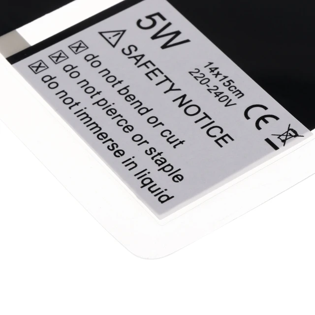 Hüllóhő -Szőnyeg Meleg Hidroponikus Fűtőpad Vízálló 11 "X 25,6" Kígyó Gyík Terrárium Üvegházhatású Csírázáshoz - Image 2