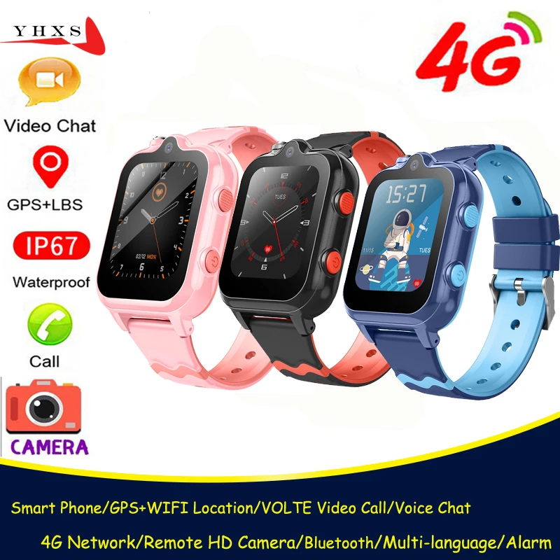 

Android 8.1 Smart 4G Kid GPS WIFI Trace Location Child Student Smartwatch Dual Camera Voice Video SOS Call Phone Whatsapp Watch