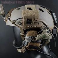 Тактический светильник для шлема, 3-режимный светодиодный фонарик, уличное ночное освещение для лазерной охоты, военный велосипедный шлем, лампа — изображение 6