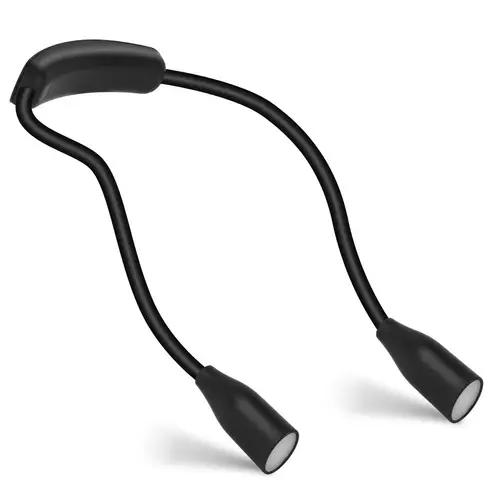 LED Reading Neck Light Usb Rechargeable Book Lamp 360° Flexible Arm Reading Book Light Read Neck Lamp Study Reading Night Light - Image 8