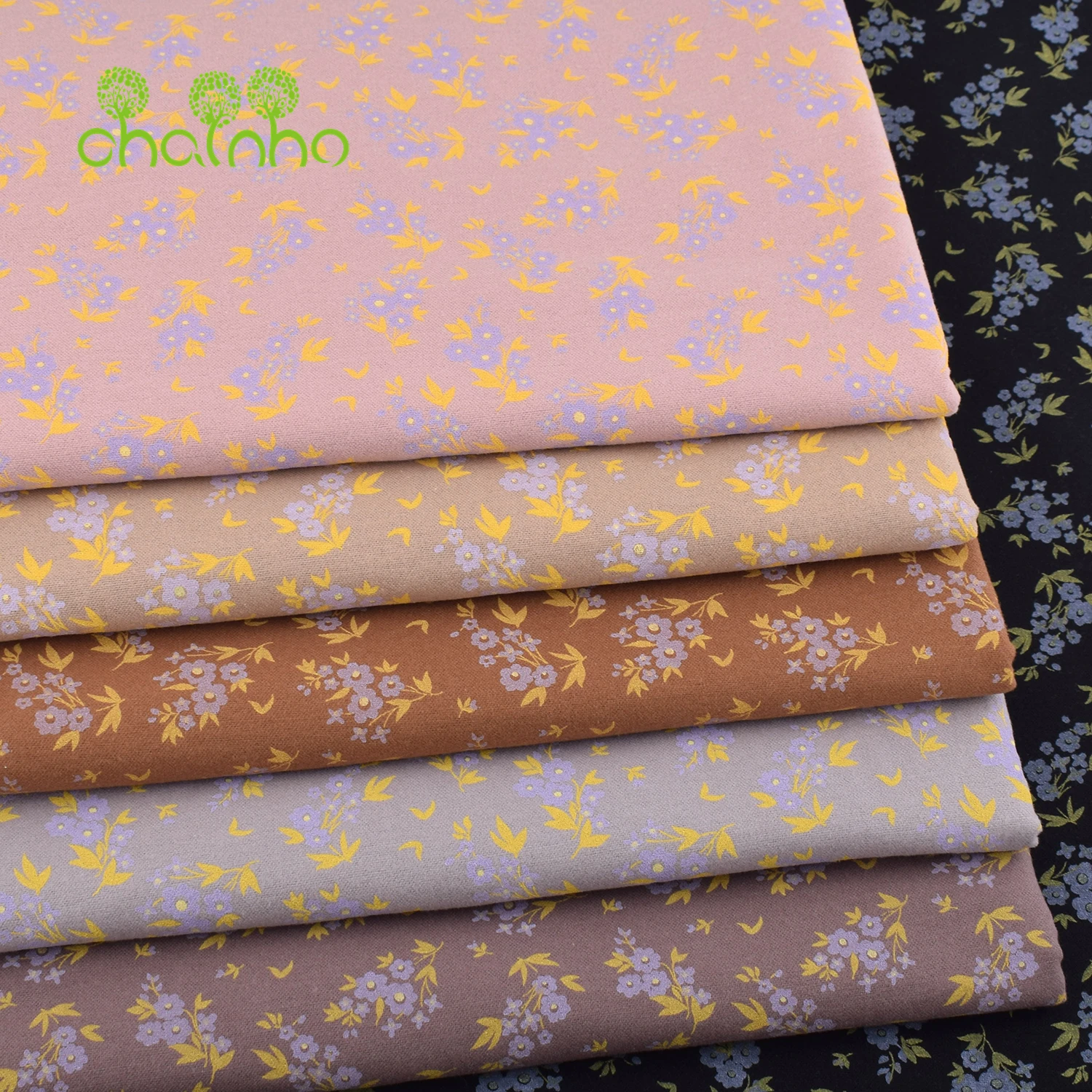 Chainho,Brushed Fabric,Cotton-Polyester,Reactive Dyeing,DIY Sewing Quilting Material For Cushion,Pillow,Sofa,Tablecloth,25MM8