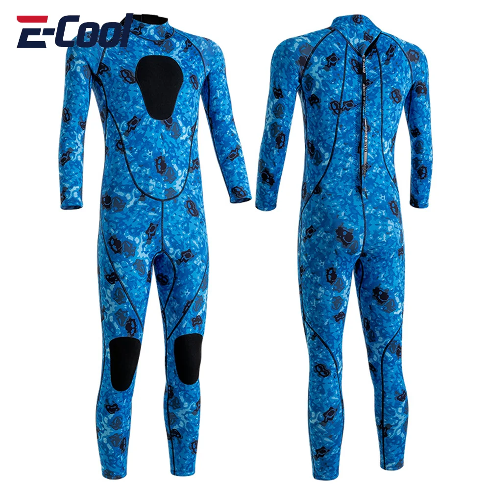 

3mm Spearfishing Wetsuits Neoprene Suits Fishing Diving Surfing Snorkeling Kayaking Camouflage Adult Full Body Thermal Keep Warm