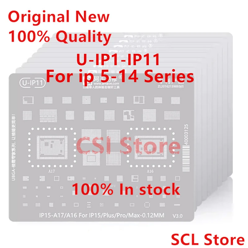 Bga Reballing Stencil Per Iphone 14 Plus 11 Pro Max 12 13 Mini X Xs Xr 8 8P 7 6S 6 5S 5C 5 A16 A15 A14 A13 A12 A11 A10 A9 A8 Cpu