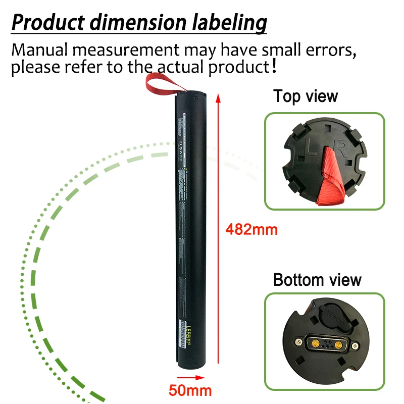 Rechargeable Battery 36V 5200mAH X7 Scooter Replace Rechargeable Lithium Battery Pack 187Wh HX Scooter Battery Accessories