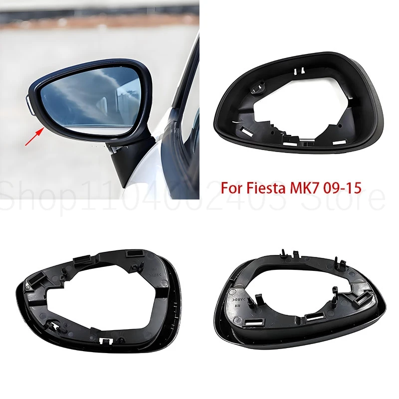 Acquista Calotta copri specchietto retrovisore laterale verniciata nera lucida di ricambio per Ford Fiesta 2009-2015 in Italia a partire da 15
