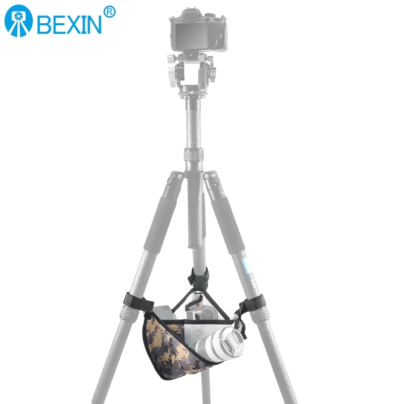 BEXIN Tripod Weight Bag Black Durable Tripod Stone Bag