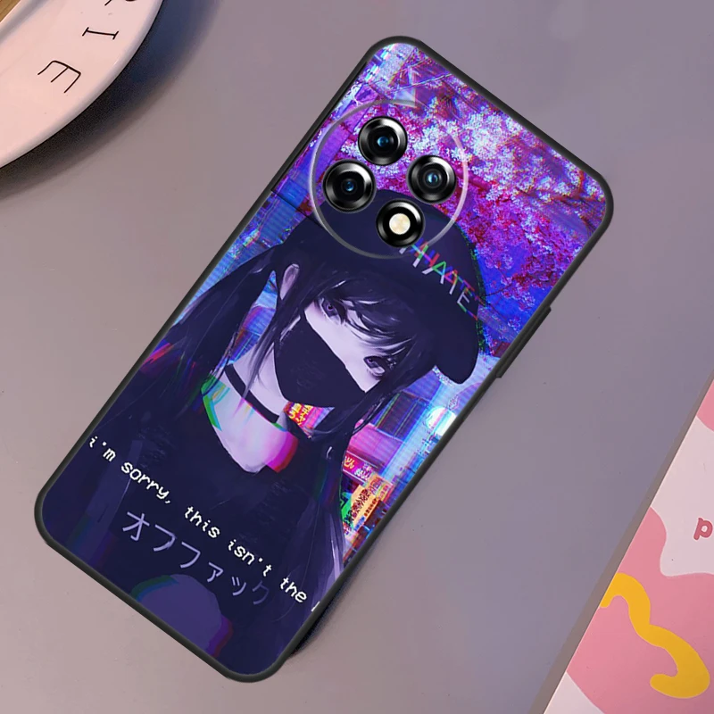 Anime Vaporwave Glitch Phone Case Cover