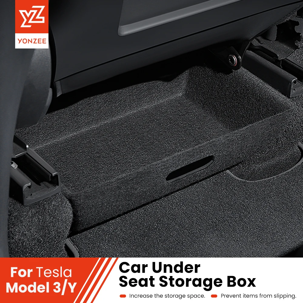 YZ scatola portaoggetti sotto il sedile compatibile per Tesla Model Y per Driver e sedile del passeggero Tesla Model Y accessori
