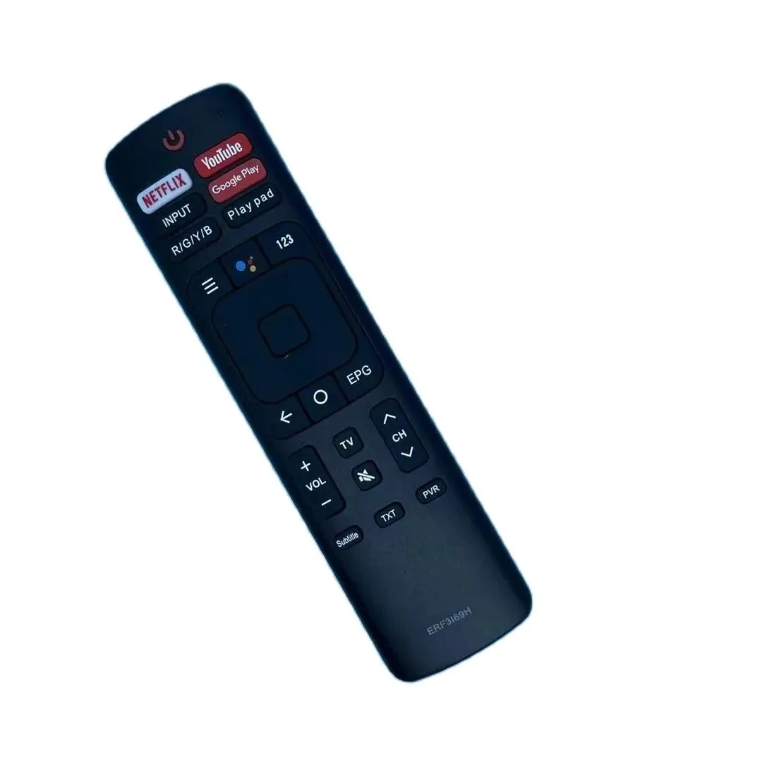 NETFLIX 유튜브 단추 장착 신형 교체 리모컨, Hisense LCD 4K UHD TV에 적합, ERF3I69H