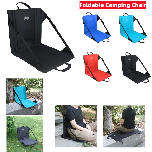 Stadium Seat Cushion Back Support Folding Chair Cushion with Handle &  Shoulder Strap Folding Chair Pad Portable for Concerts - AliExpress