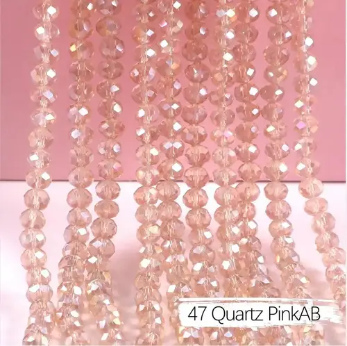 2mm 4mm 6mm 8mm Rondelle Austria Crystal Beads Faceted Glass Beads Loose Spacer Beads for DIY Bracelet Garment Making - Image 40