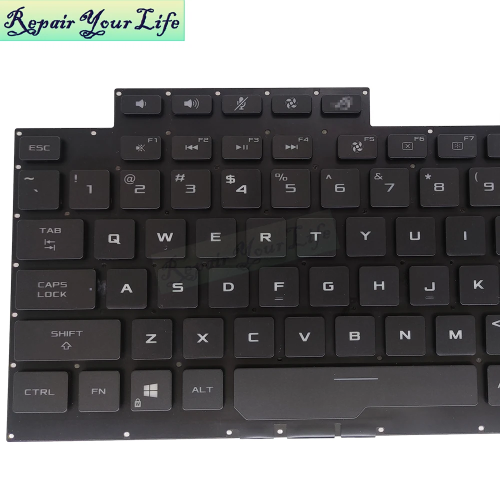 Teclado Retroiluminado Rgb dos Eua para Asus Rog Strix G531 G532 G531gw G531gv G531gt G532lws G532lv G532lw Inglês V184262as1 0kn18t1us11 - Imagem 6