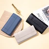 Fashion Large Capacity Women's Credit Card Holder Wallets Genuine Leather Women RFID Blocking Long wallet 6