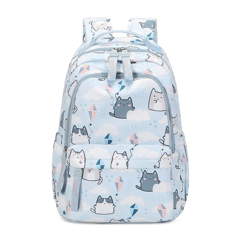 Kawaii Cat Printed Backpack