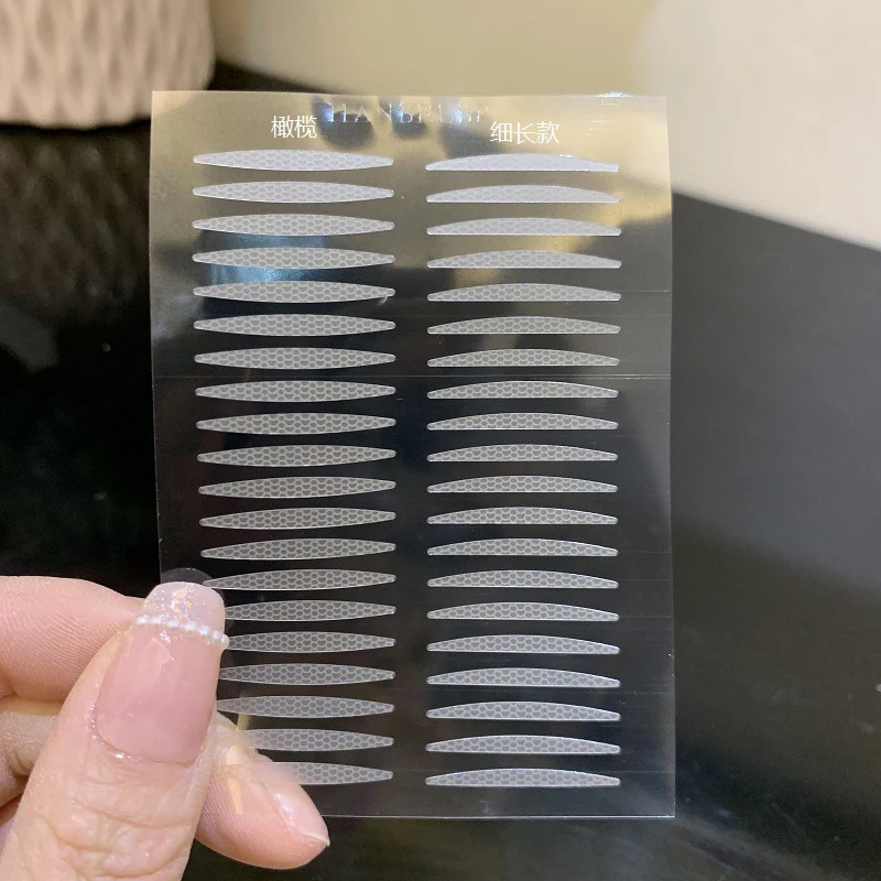 1 시트 투명 쌍꺼풀 테이프 - 자가 접착 방수 통기성 눈꺼풀 리프팅 스티커 접..