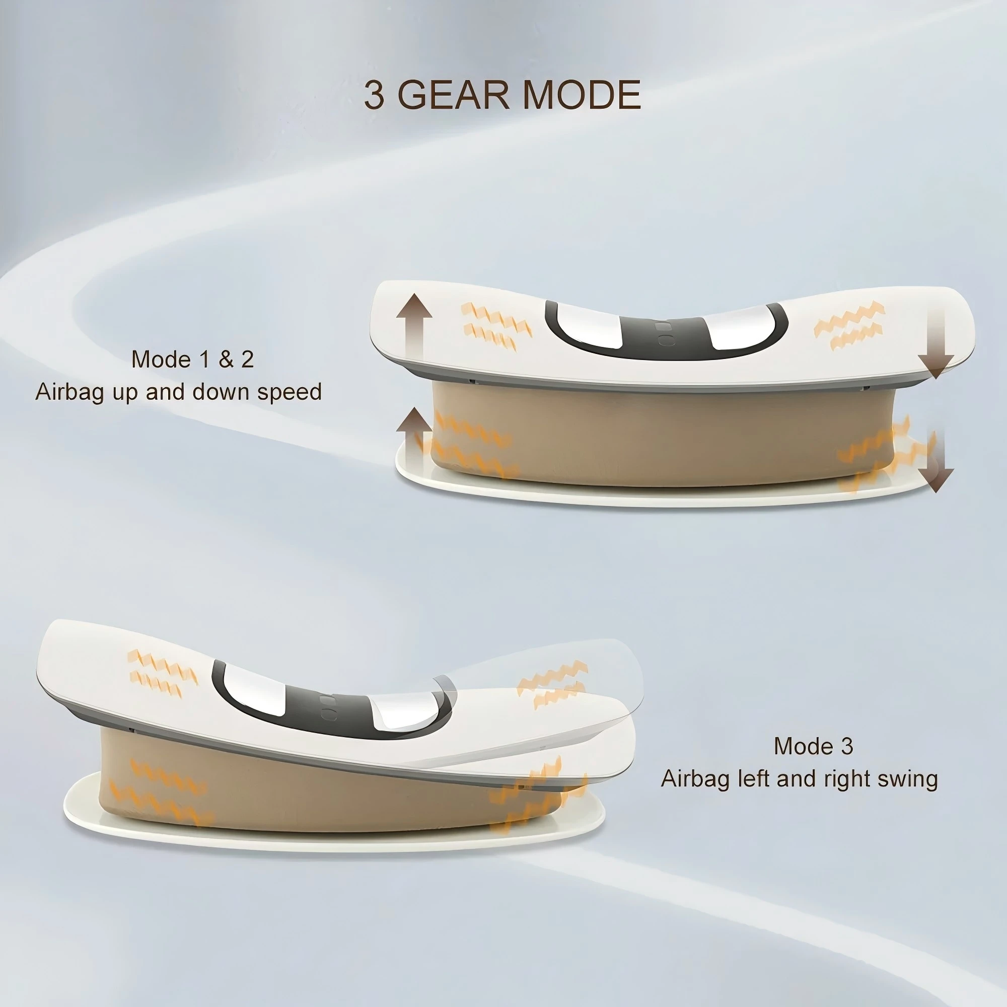 Electric Waist Massager Lumbar Traction Device Back Stretcher Lumbar Spinal Support Machine with Dynamic Airbag Traction 21