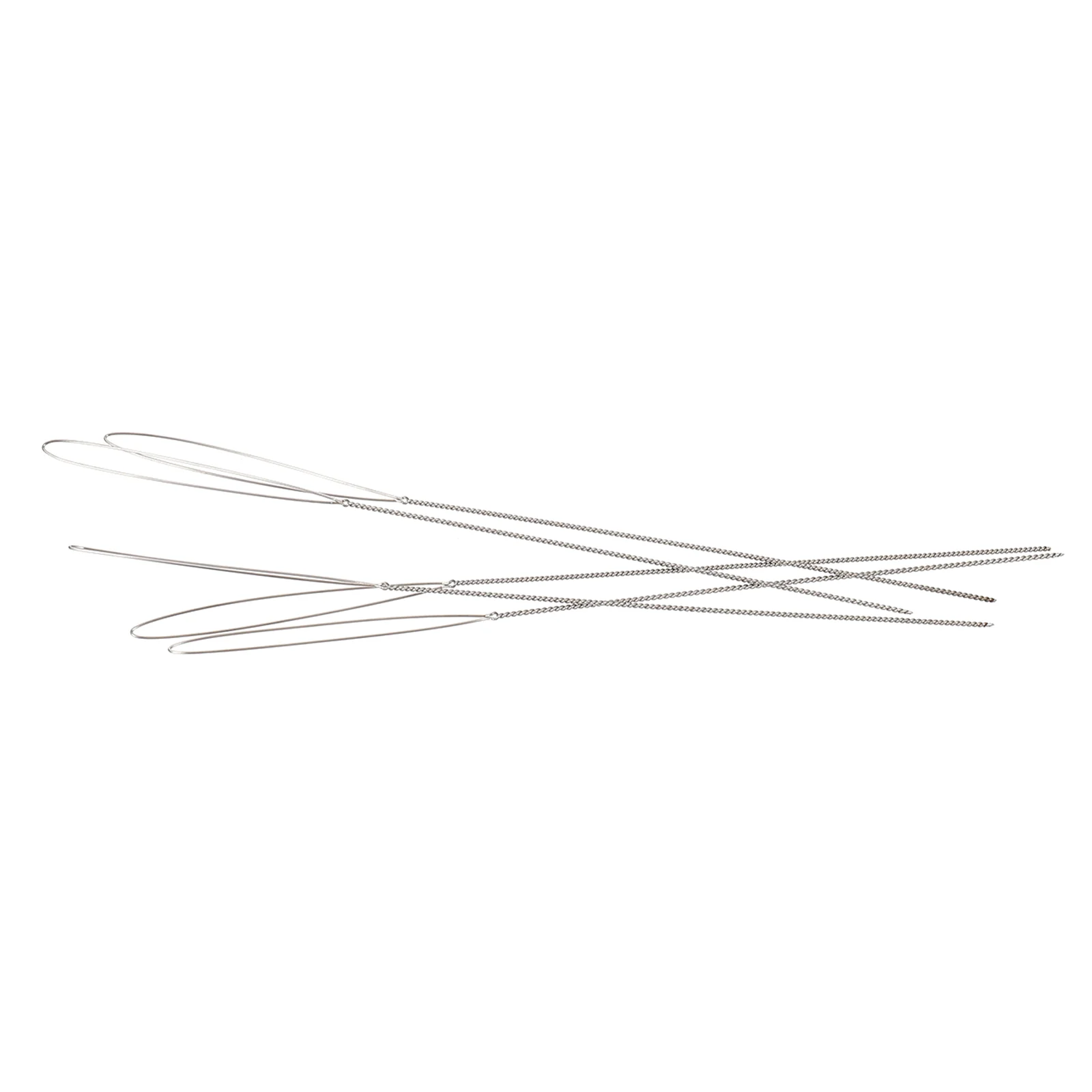 

5 Pcs Wear Beads Special Needle for Hand-threading Very Fine with Large Eye Opening Twist Type Beading Iron Wire