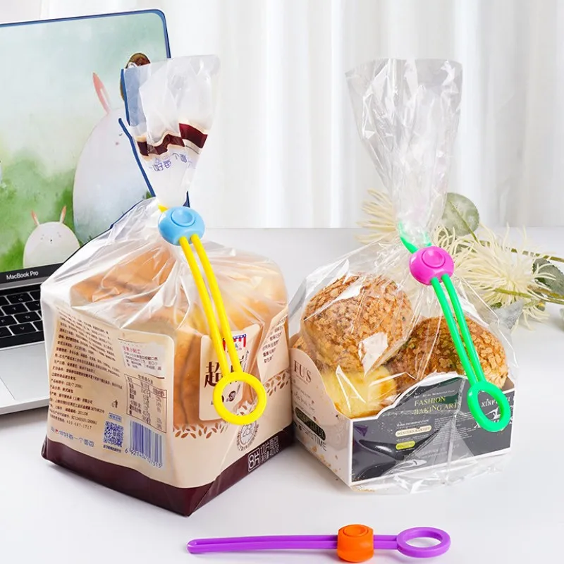 Sealing Tie Closure Clip Food Sealing Tie Rope Binding Fruit Store Preservation Multi-functional Food 10-1PC