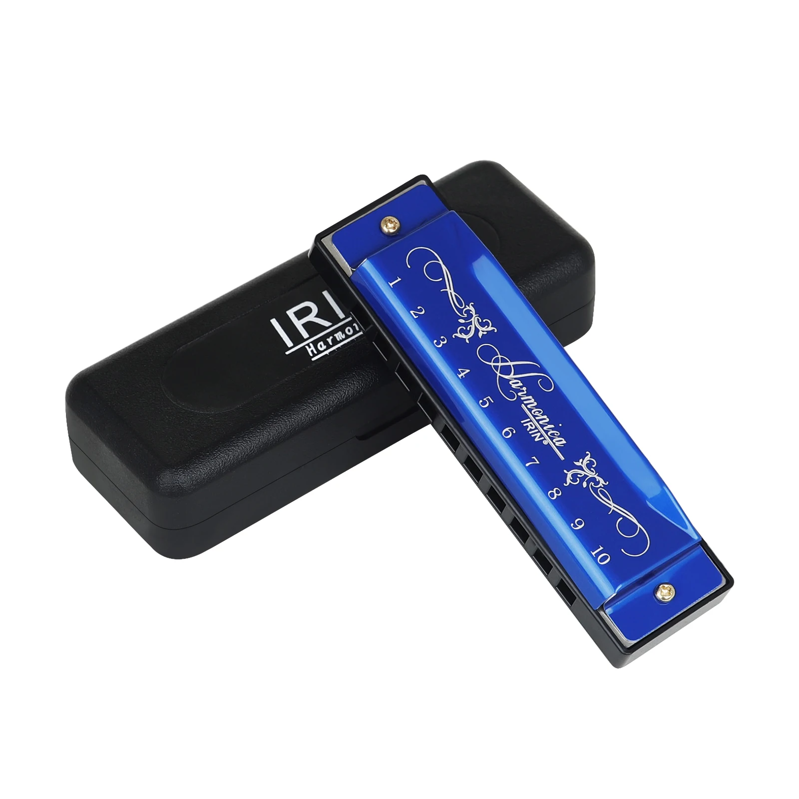 Description Picture 4 of itemIRIN G-40 10 Hole Harmonica In C Key ABS Metal For Music Lovers Early Childhood Education Professional Performance Gift