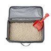Foldable Cat Litter Box Outdoor Travel Car Portable Cat Mobile Toilet Kitten Bedpan Waterproof Cat Poop Basin With Side Mesh Bag 3