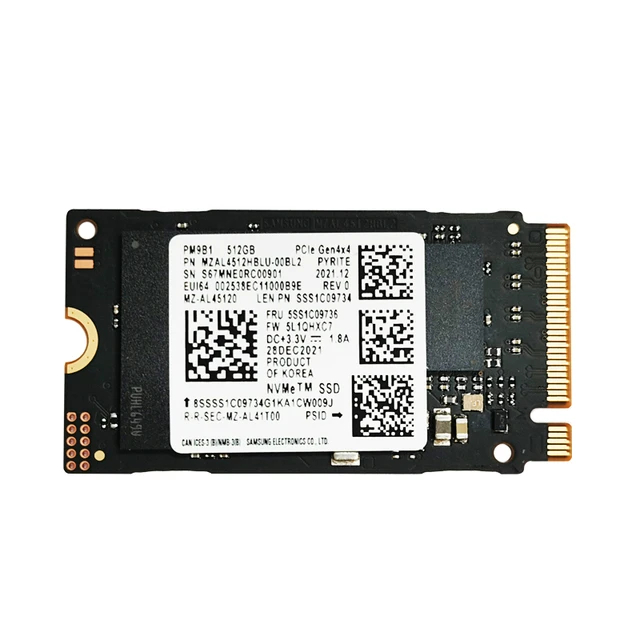 サムスン 512GB M.2 2242 PCIe Gen4 MZ-AL45120