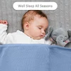 Personalized Baby Blanket Boy Girl Soft Breathable Newborn Stroller Crib Cover Knitted Blanket with Name Shower Gifts 2