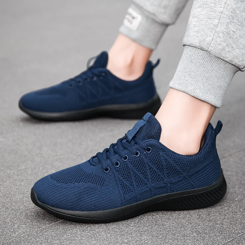 

Парные повседневные туфли, модная новая дышащая сетчатая Женская и мужская обувь, уличные Нескользящие мужские кроссовки