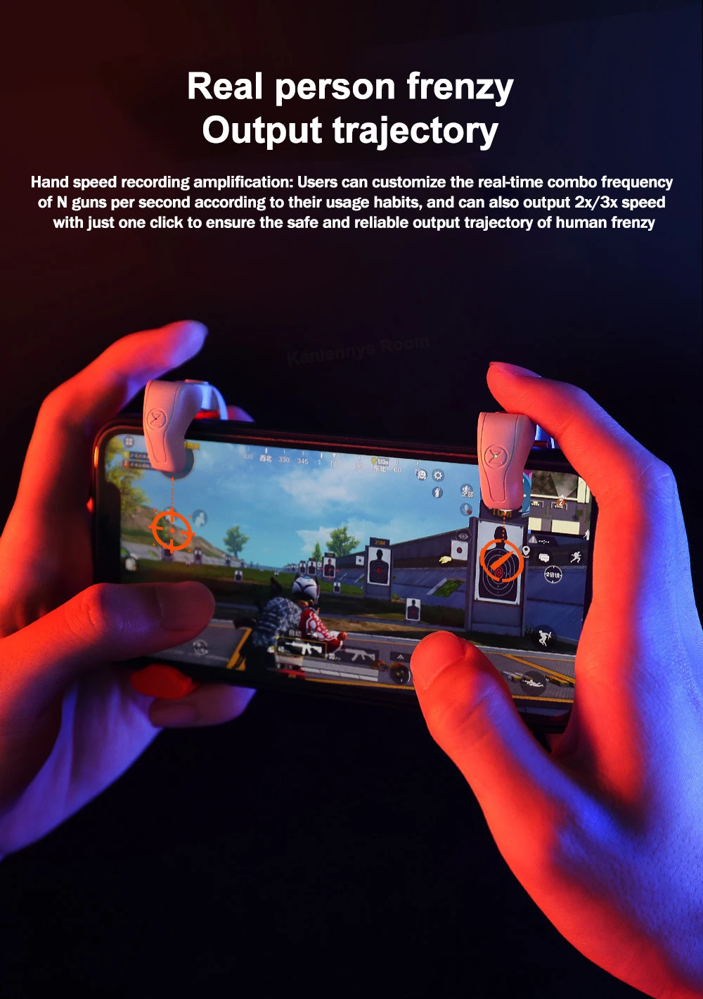 M1 Mobiler Schießknopf-Trigger mit Vibration für PUBG-Gamecontroller-Jostick für iOS- und Android-Gamepad-Spiele_voghion.com