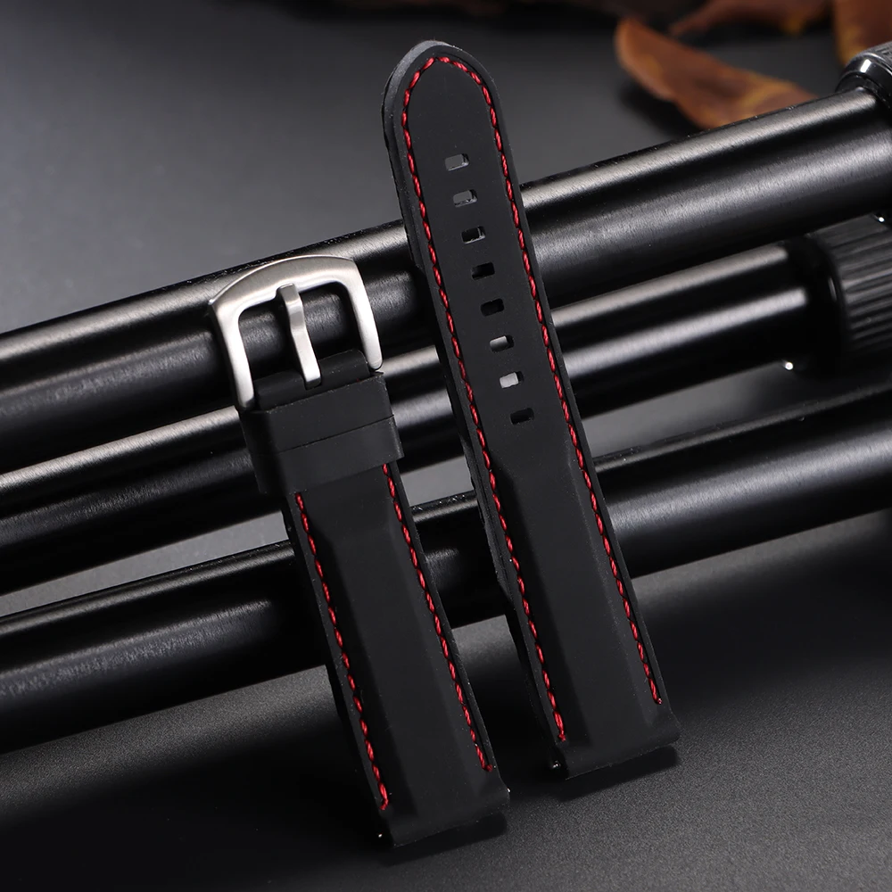 Universal Waterproof Silicone Sports Watch Band - Quick Release Wristband