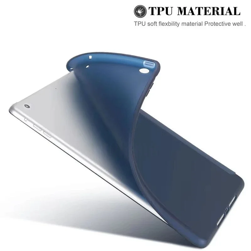 Enhanced Tri-Fold Silicone Tablet Cover