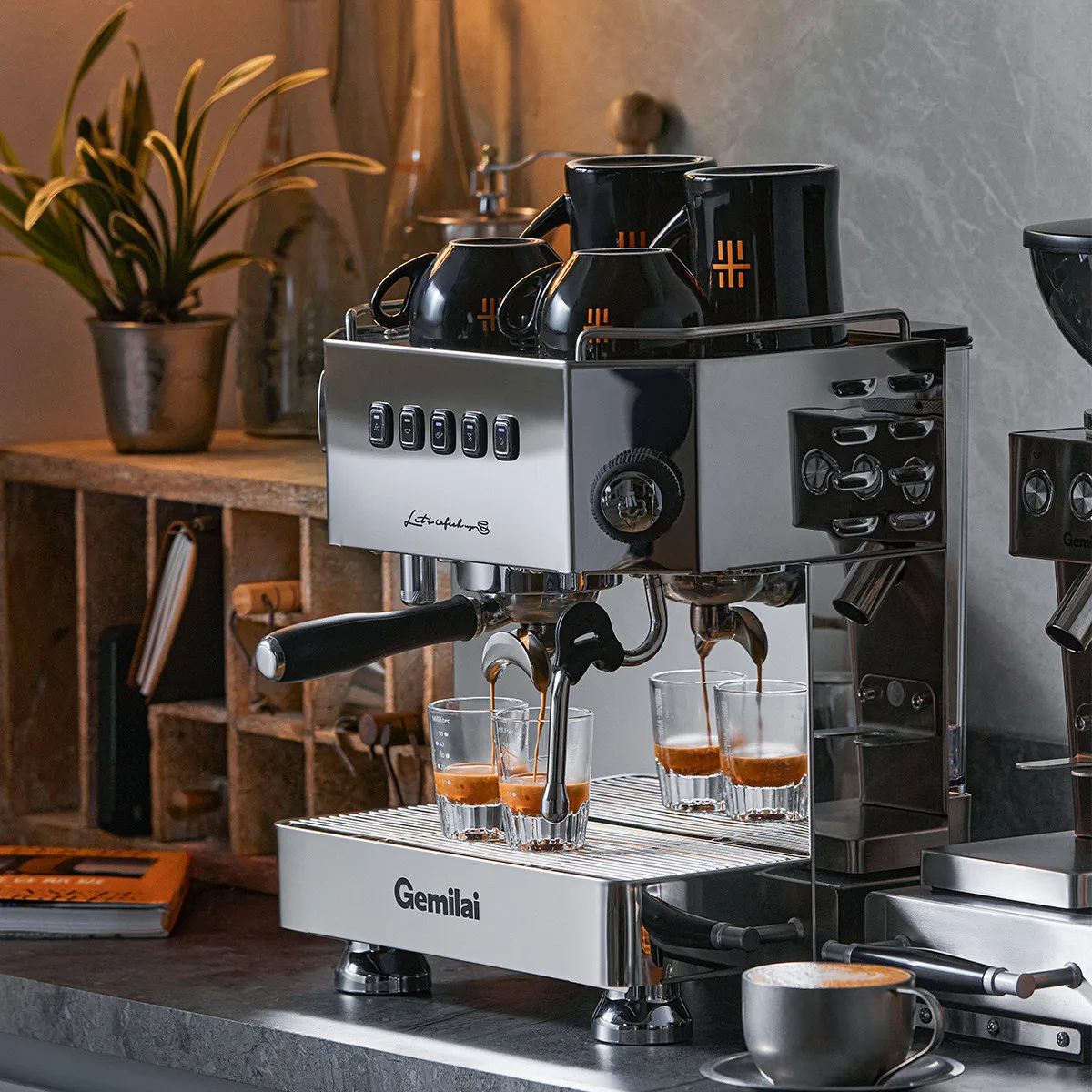 CRM3018 Oem 58mm Italian Equipment Outdoor Cafeteras Home Coffee Makers And Expresso Maker Machine 5
