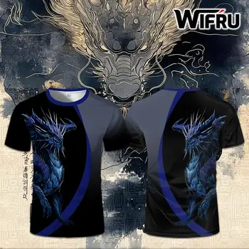 3D Dragon Graphic Tee 1