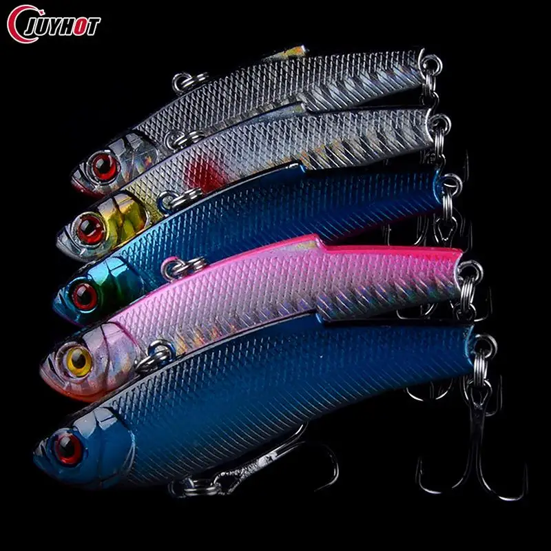 

1PC VIB Fishing Lure Lead Swim Minnow Wobbler Hard Bait 7cm 20g Artificial Crankbait Winter Sea Fishing Bass Diving Swivel Bait