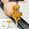 2 in 1 Ceramic Tile Opener Divider Diamond Cutting Hand Tools Portable Handheld Multifunctional Manual Glass Cutter With 2 Heads 2