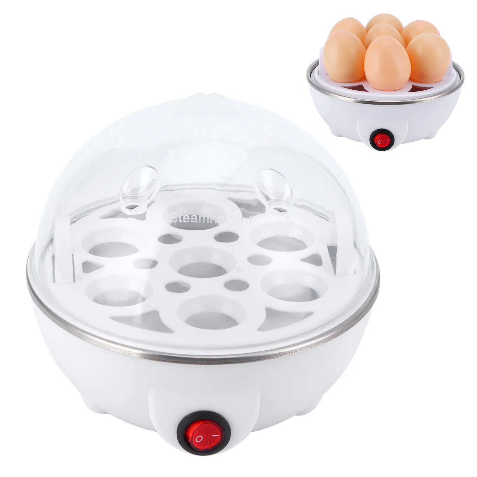 Electric Egg Cooker Egg Cooker Mini Eggs Cooker 350W for Home Kitchen Restaurant