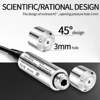 เซ็นเซอร์ระดับน้ำในน้ำใต้น้ำ4 20mA 0-10V เครื่องส่งสัญญาณระดับน้ำของเหลว RS485 0-10เมตรตัวแปลงสัญญาณเซ็นเซอร์ระดับน้ำเป็นของเหลว 4