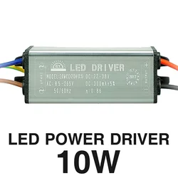 Enhanced LED Driver Power Supply - No Flicker, IP65, 10W - 70W, AC to DC Conversion (10W Driver)