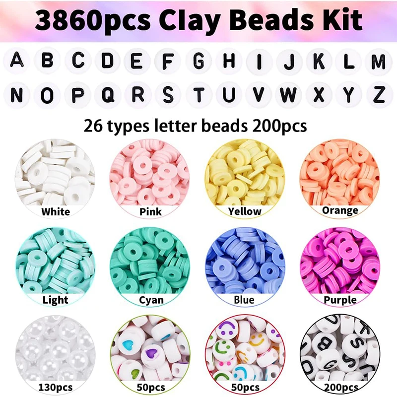 Macaron Polymer Clay Beads Set 2