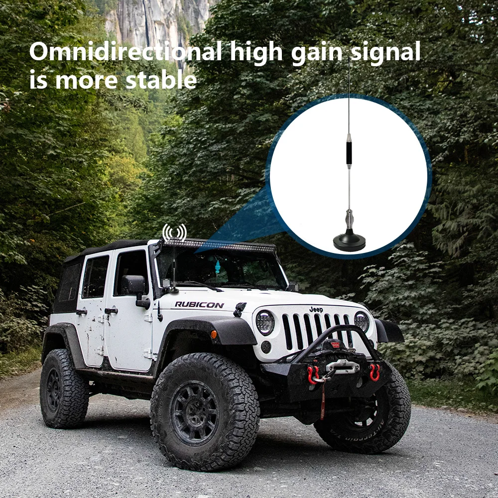 TWAYRDIO Antenne Radio CB Portable télescopique BNC 27Mhz antennes