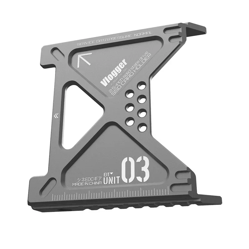 VLOGGER Lunch Box III Magnalium Case to Atomos NINJA V/ NINJA V+ Attachment For 2.5 inch SSD Card Sleeve